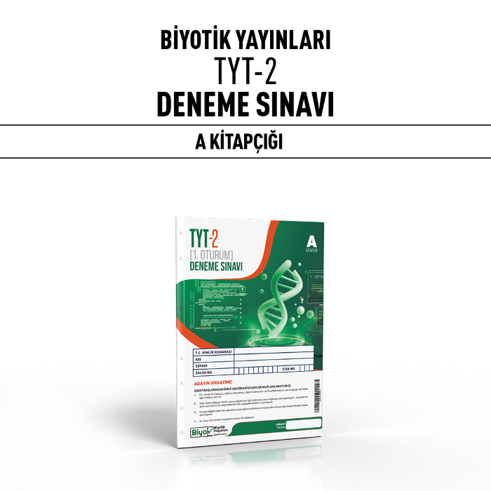 BİYOTİK TYT DENEME SNV 2-A - 2025-26